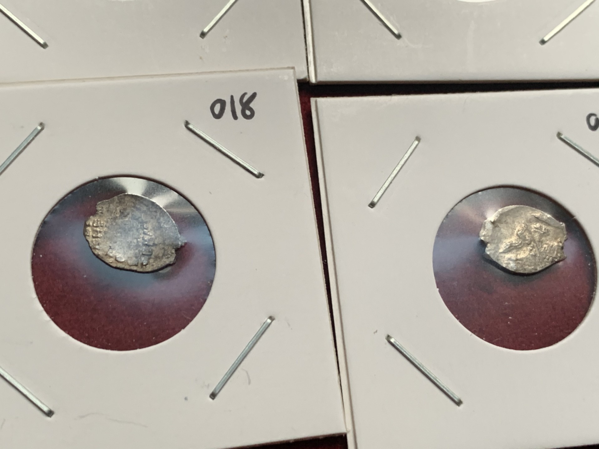 《竞宝斋》第63场-本周日 （全场不限金额包邮） 5枚一组 沙俄 打制 银戈比5枚 细节打制的不错