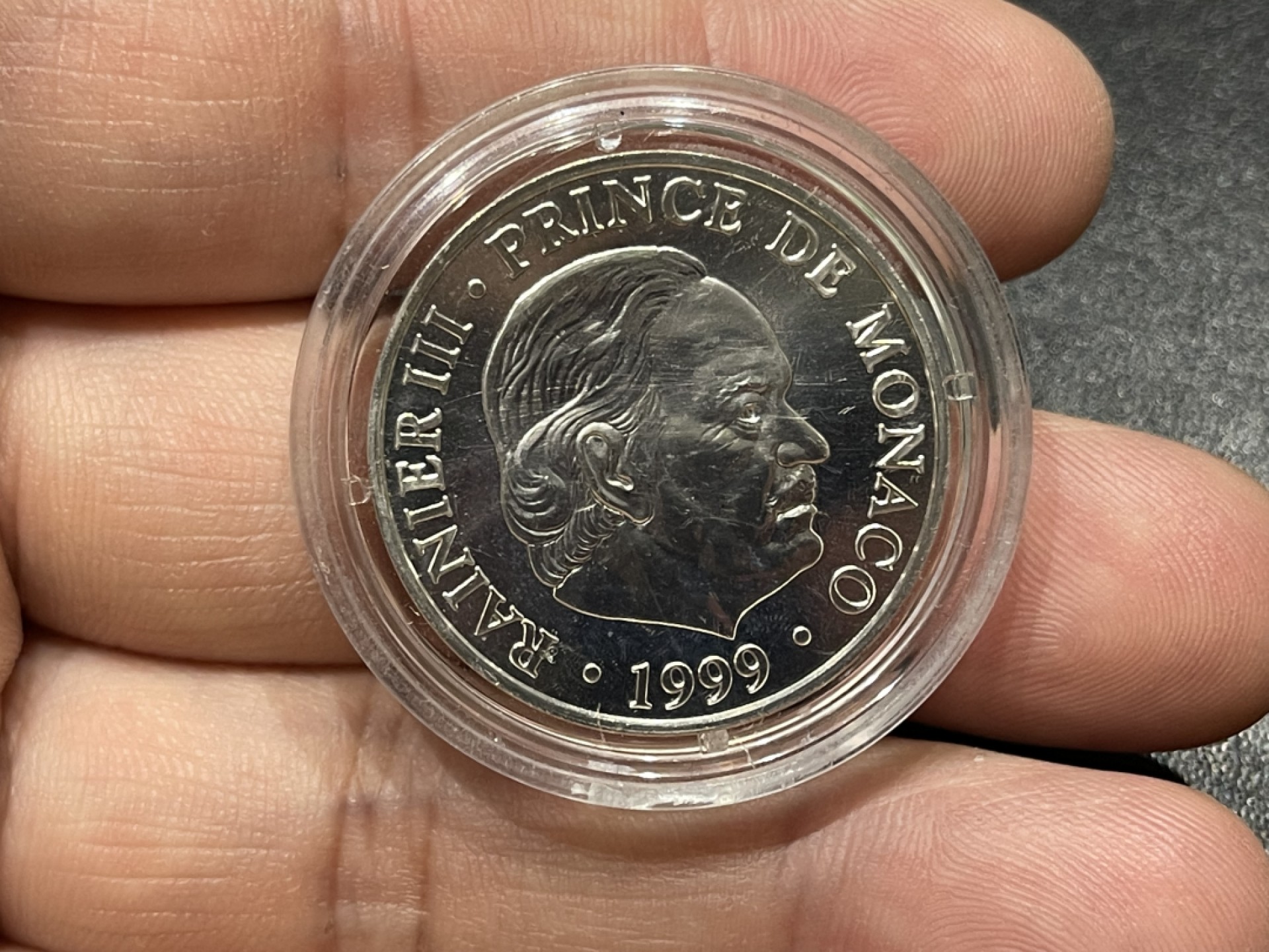 《外钞收藏家》第一百八十一期拍卖 摩纳哥 1999年100法朗银币