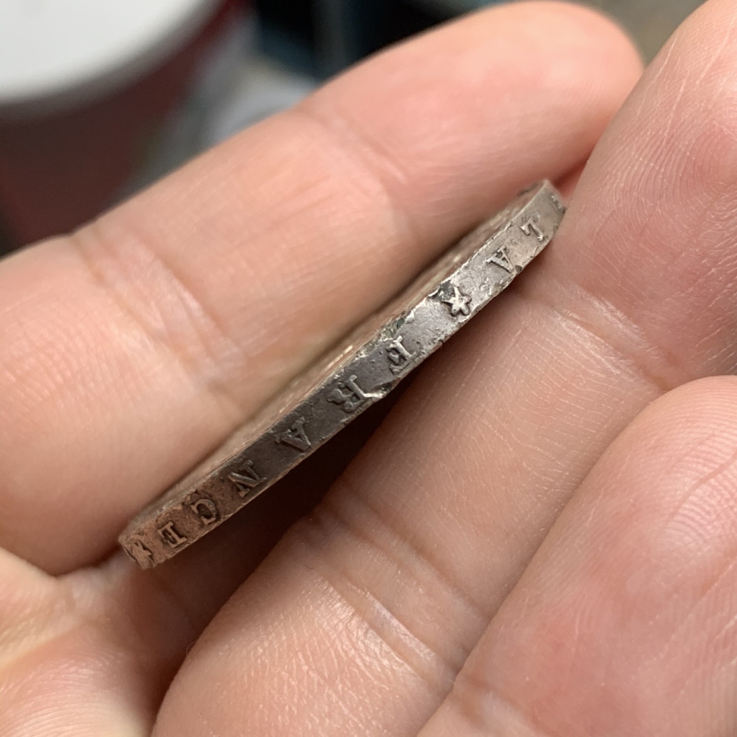 《竞宝斋》第63场-本周日 （全场不限金额包邮） 1875年法国大力神5法郎 银币