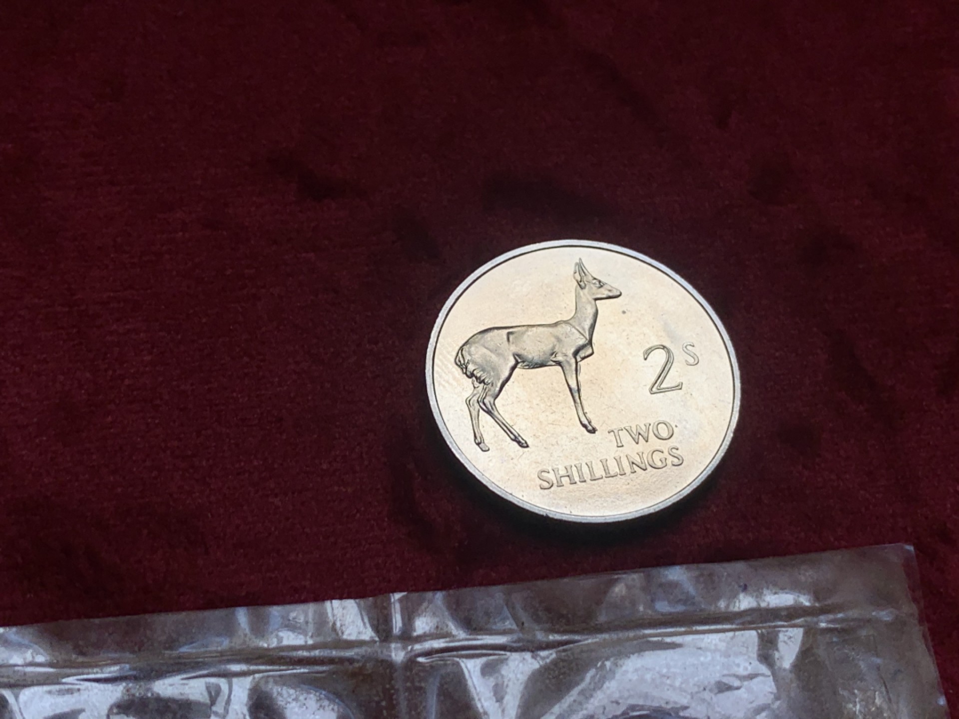 《竞宝斋》第63场-本周日 （全场不限金额包邮） 赞比亚原盒精制套币1964年精制套币独立后首套