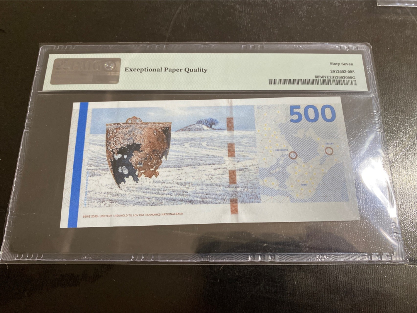 收藏联盟Quantum Auction第166期 即将开拍还有很多大漏等着您！大货送拍返佣活动进行时 2011年丹麦500克朗 PMG67E