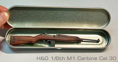 零元拍：H&G 1/6 M1卡宾 V2.0 模型，金属与实木制作，无任何射击击发功能，全新未拆。 - 零元拍：H&G 1/6 M1卡宾 V2.0 模型，金属与实木制作，无任何射击击发功能，全新未拆。