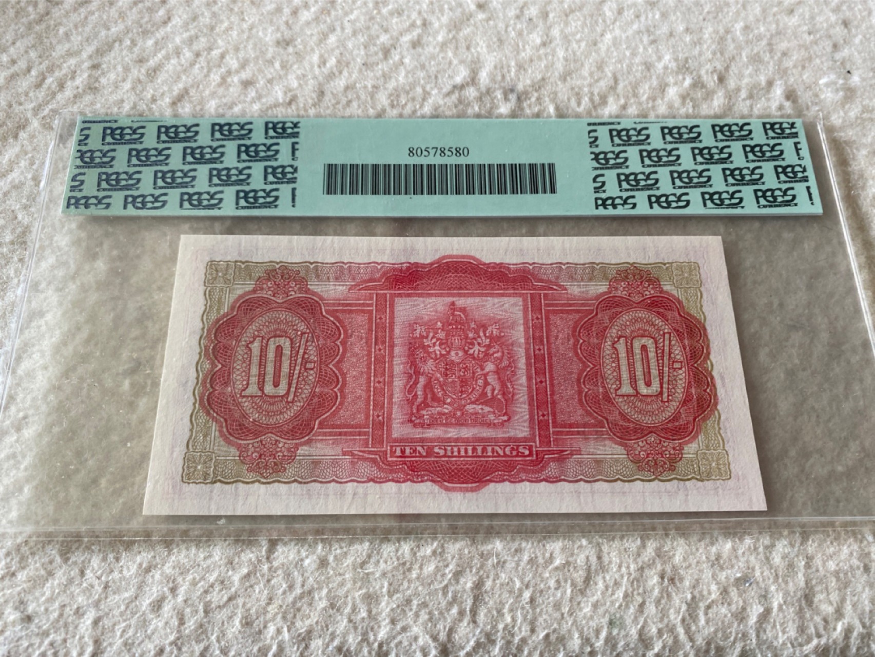 收藏联盟Quantum Auction第166期 即将开拍还有很多大漏等着您！大货送拍返佣活动进行时 1957年英属百慕大 10先令 女王钞 PCGS67PPQ