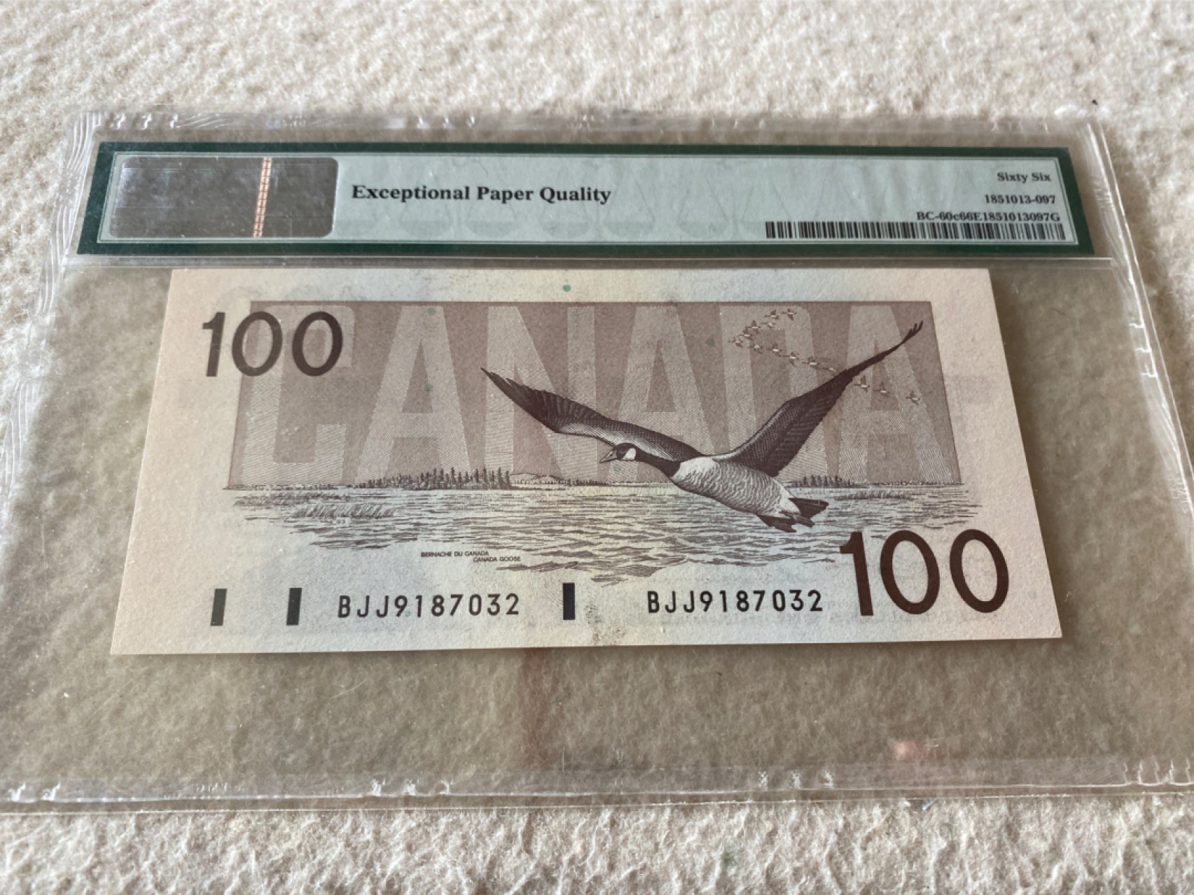 收藏联盟Quantum Auction第166期 即将开拍还有很多大漏等着您！大货送拍返佣活动进行时 1988年加拿大100元 PMG66E