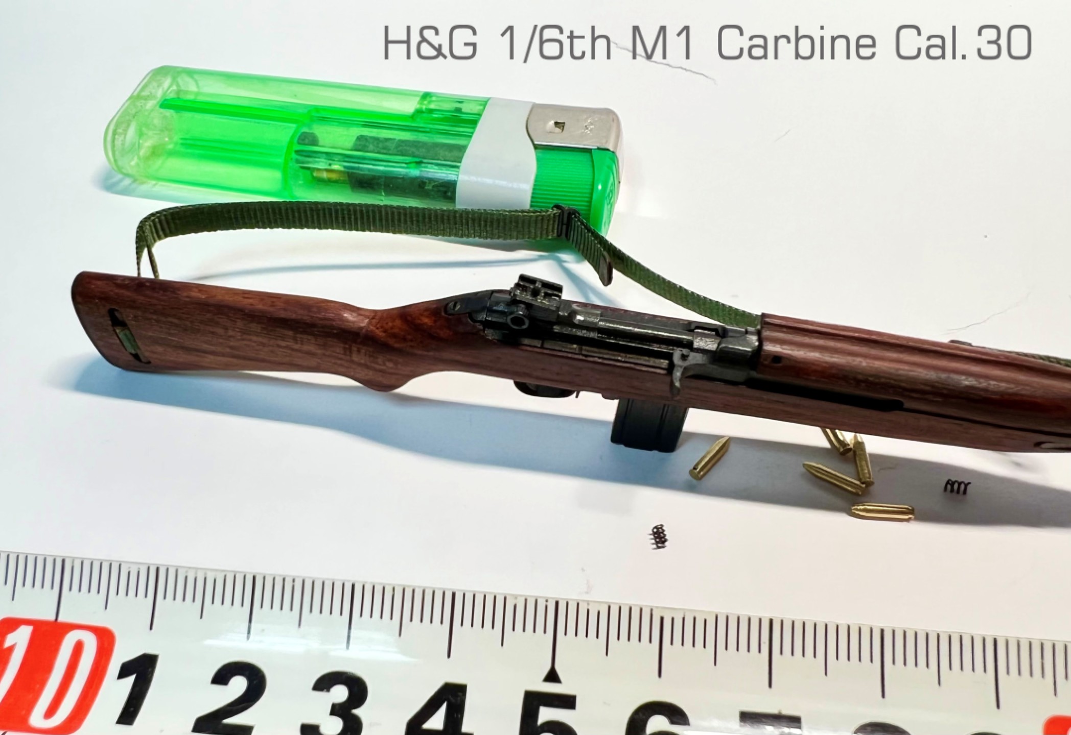 零元拍：H&G 1/6 M1卡宾 V2.0 模型，这只就是我用来拍图片的这只，所见即所得。