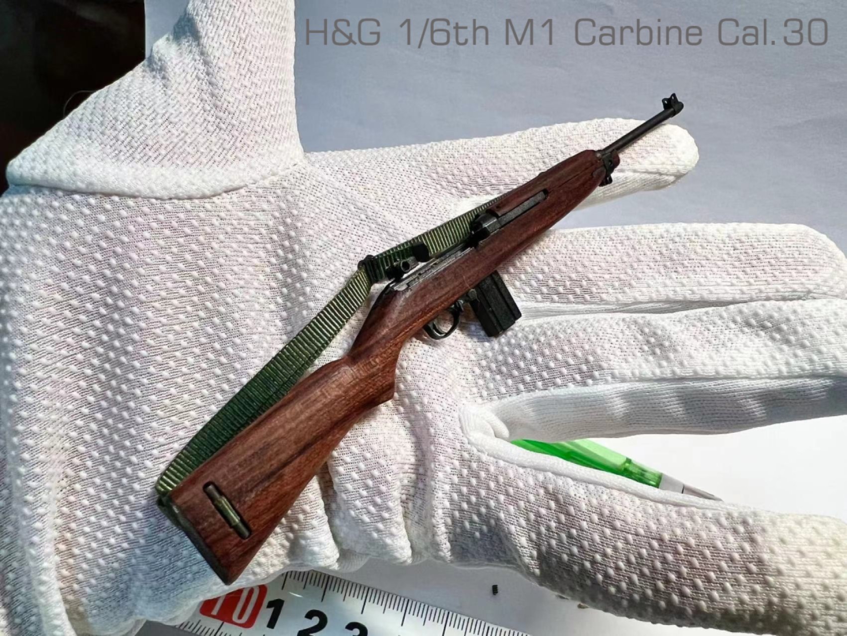 零元拍：H&G 1/6 M1卡宾 V2.0 模型，这只就是我用来拍图片的这只，所见即所得。