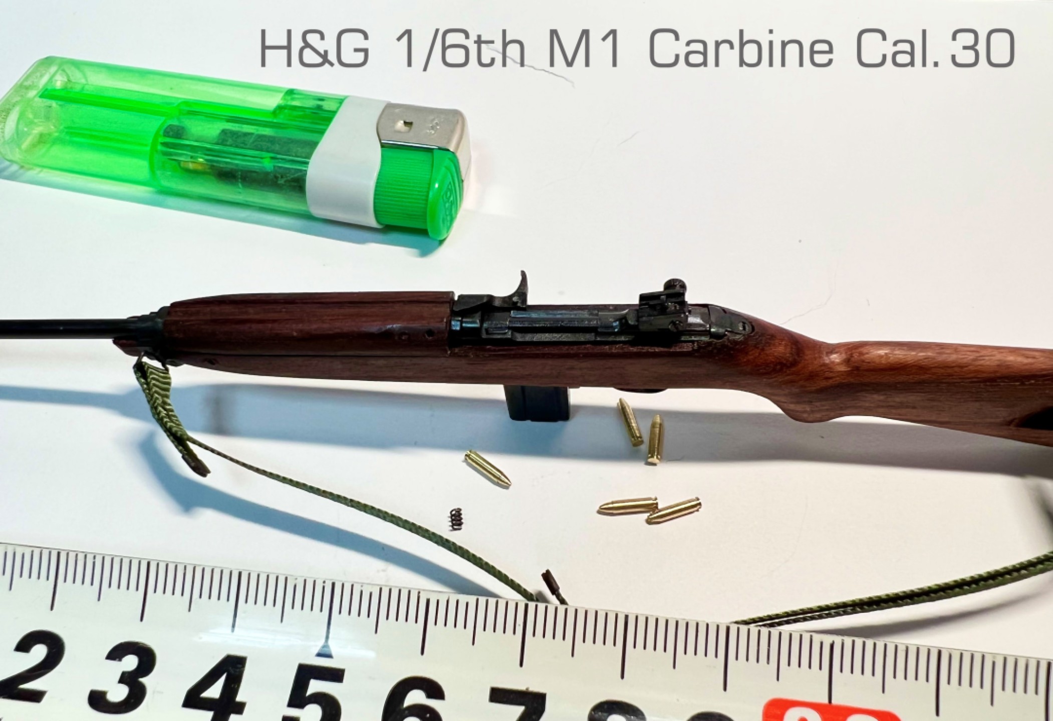 零元拍：H&G 1/6 M1卡宾 V2.0 模型，这只就是我用来拍图片的这只，所见即所得。