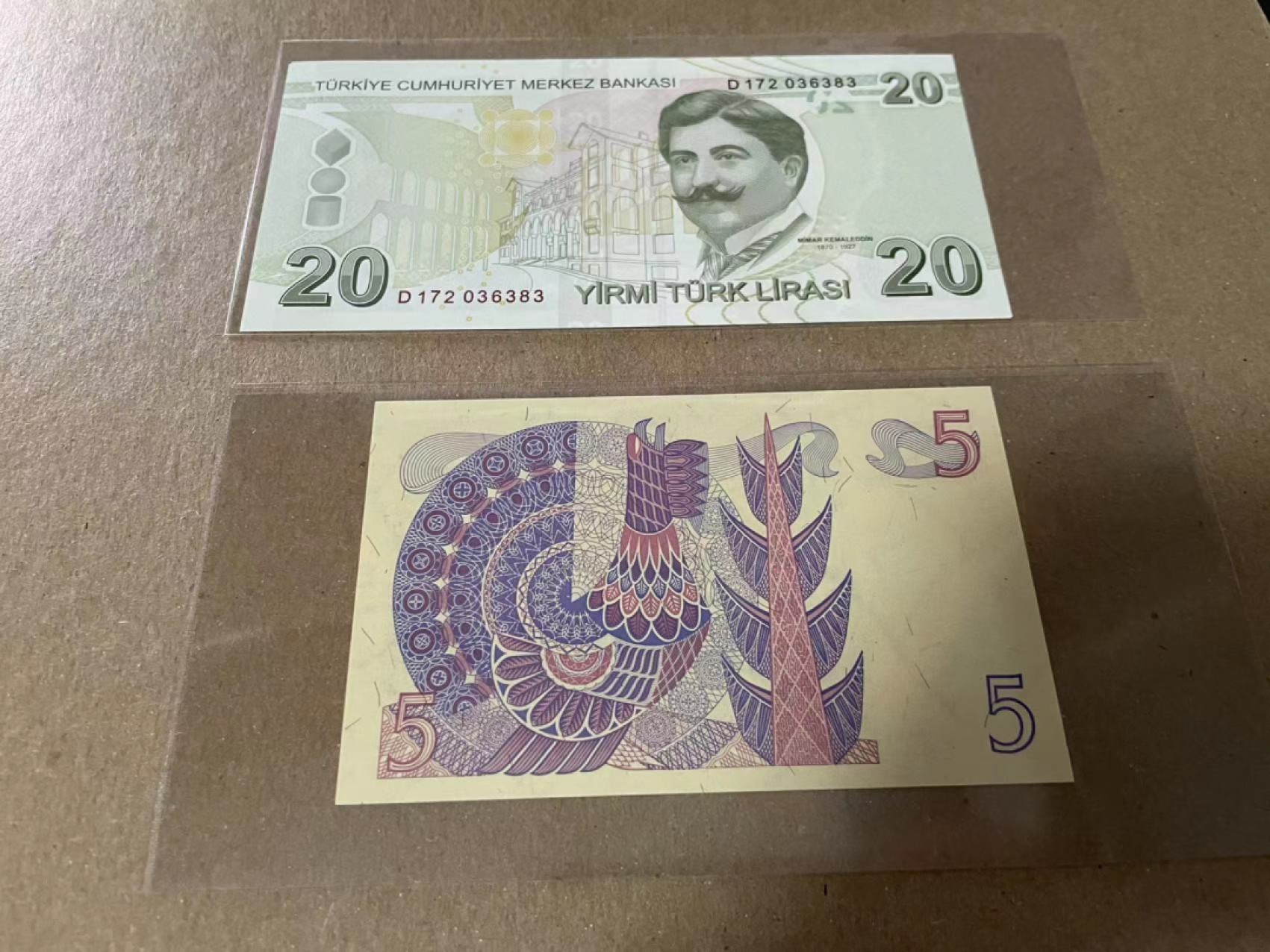 【Blue Auction】✨世界纸币精拍第190期【精】 【一组2张】土耳其、瑞典纸币一组 全新UNC