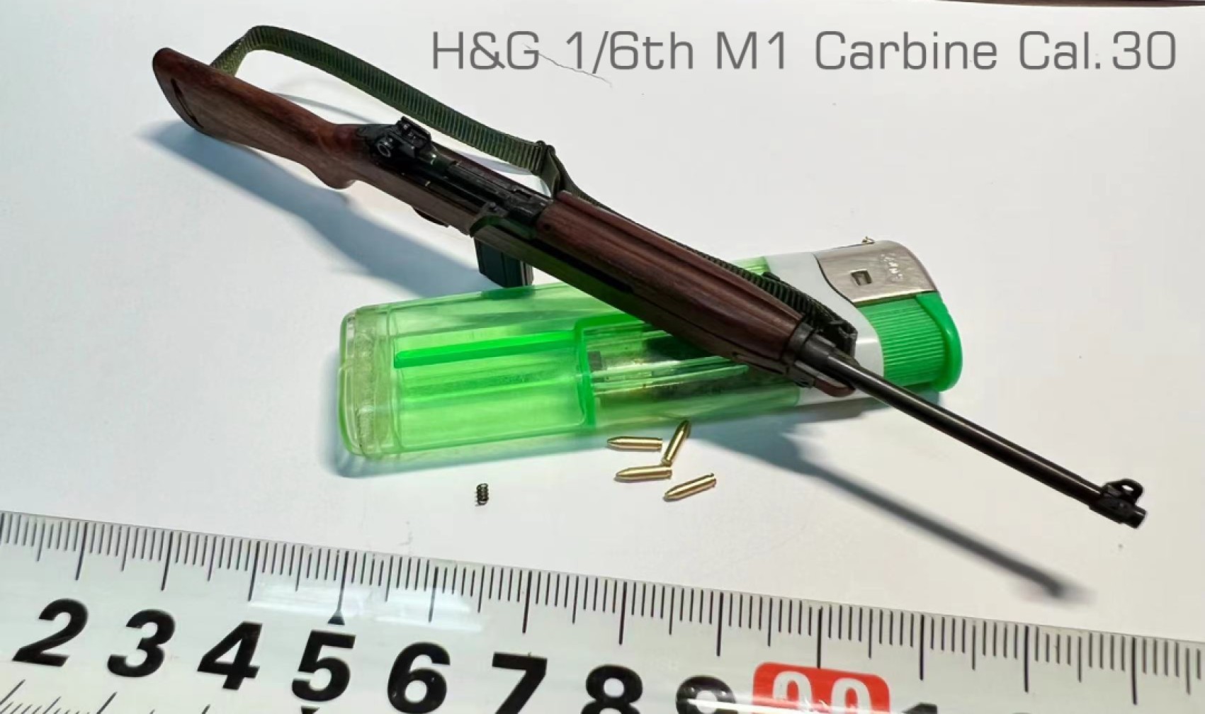 零元拍：H&G 1/6 M1卡宾 V2.0 模型，这只就是我用来拍图片的这只，所见即所得。
