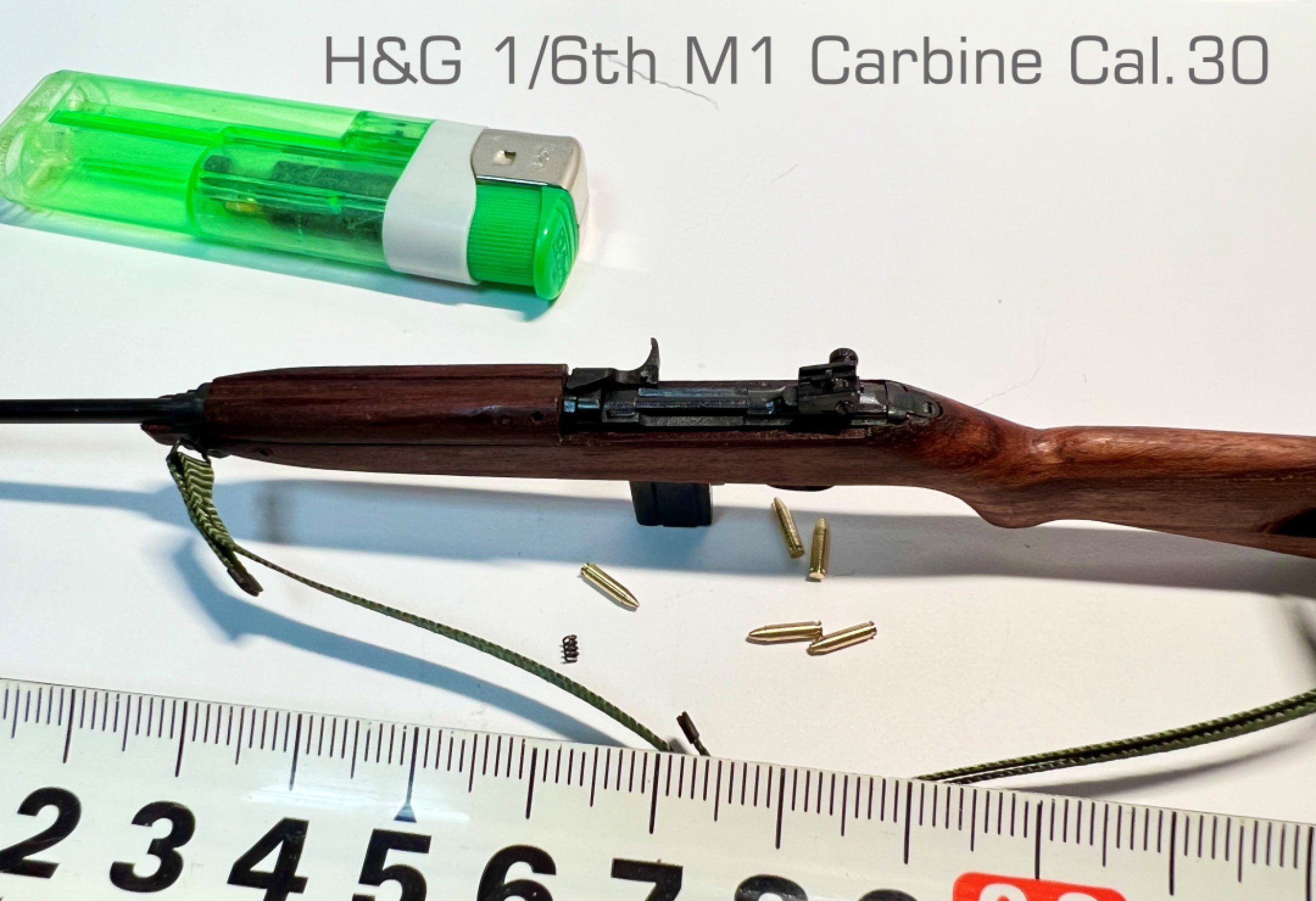 零元拍：H&G 1/6 M1卡宾 V2.0 模型，这只就是我用来拍图片的这只，所见即所得。