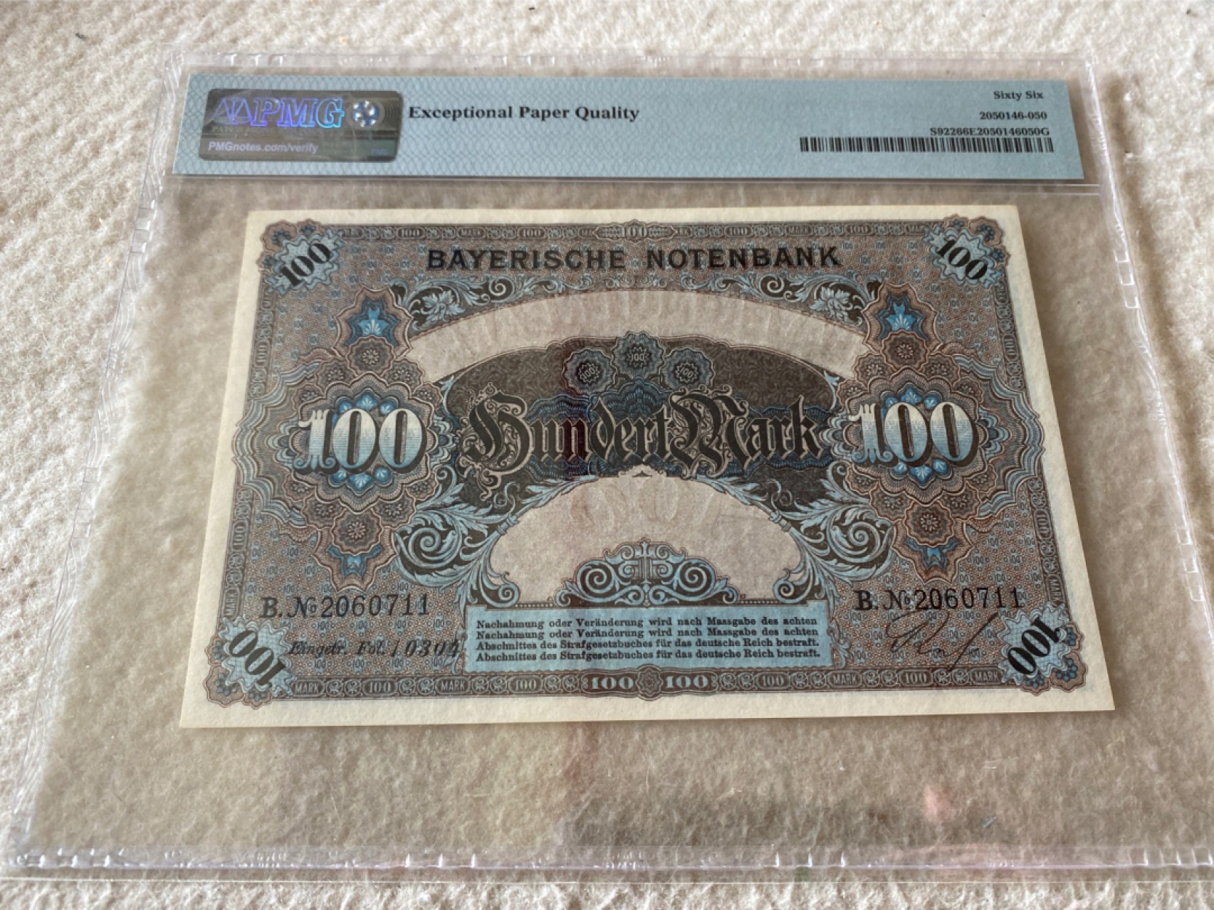 收藏联盟Quantum Auction第166期 即将开拍还有很多大漏等着您！大货送拍返佣活动进行时 1900年德国100马克 百年老票 PMG66E亚军分