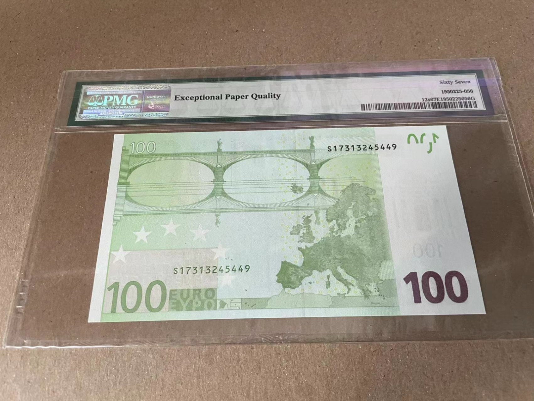 【Blue Auction】✨世界纸币精拍第190期【精】 欧盟 二签 2002年100欧元 意大利版 PMG67EPQ 