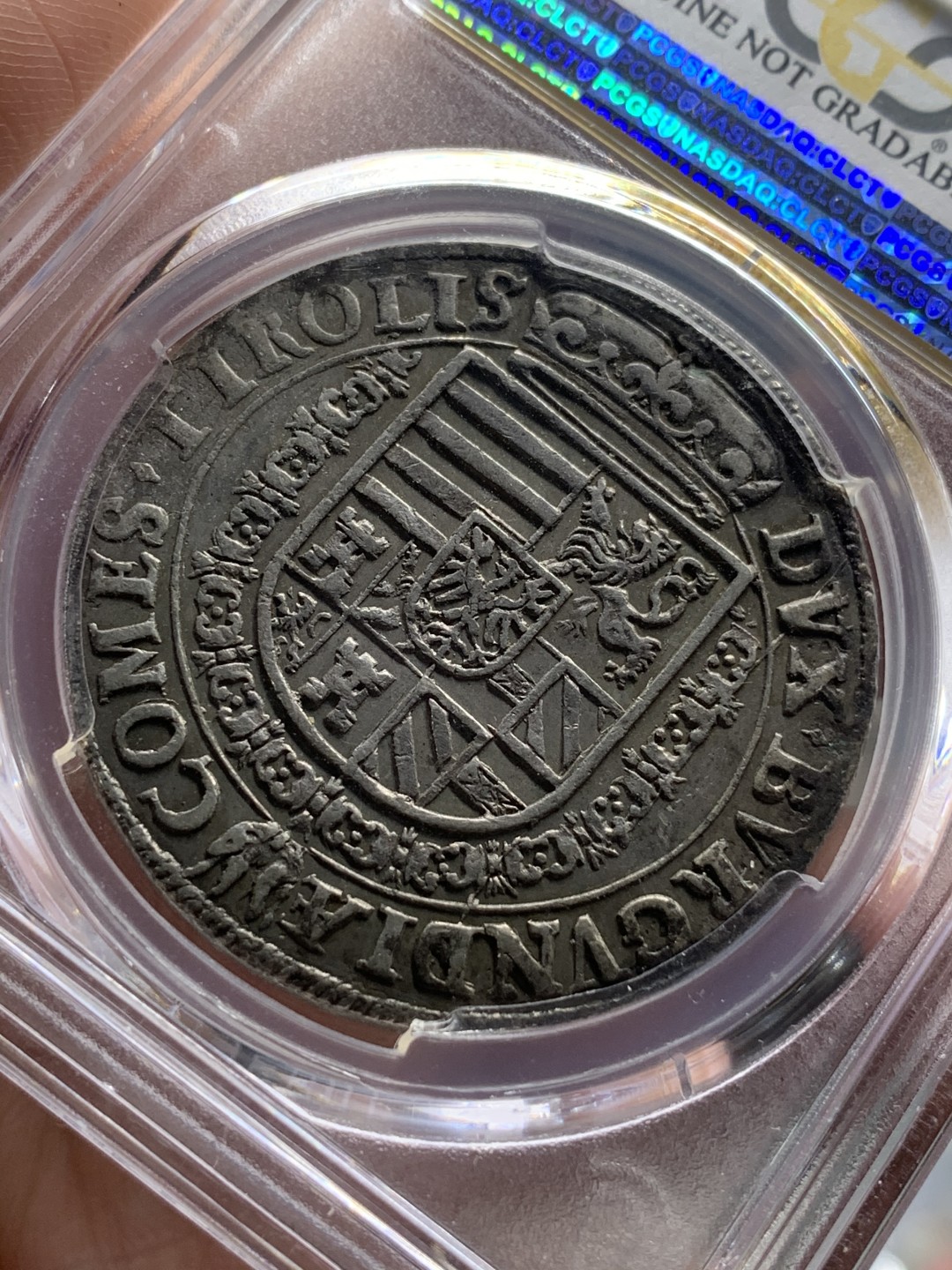 《竞宝斋》中天佳节（端午节特拍）6月12日-周日-第64场 PCGS XF 1564-1595年 神圣罗马帝国 斐迪南  泰勒大银币 原味包浆 细节保存的非常不错  老泰勒在稳步攀升