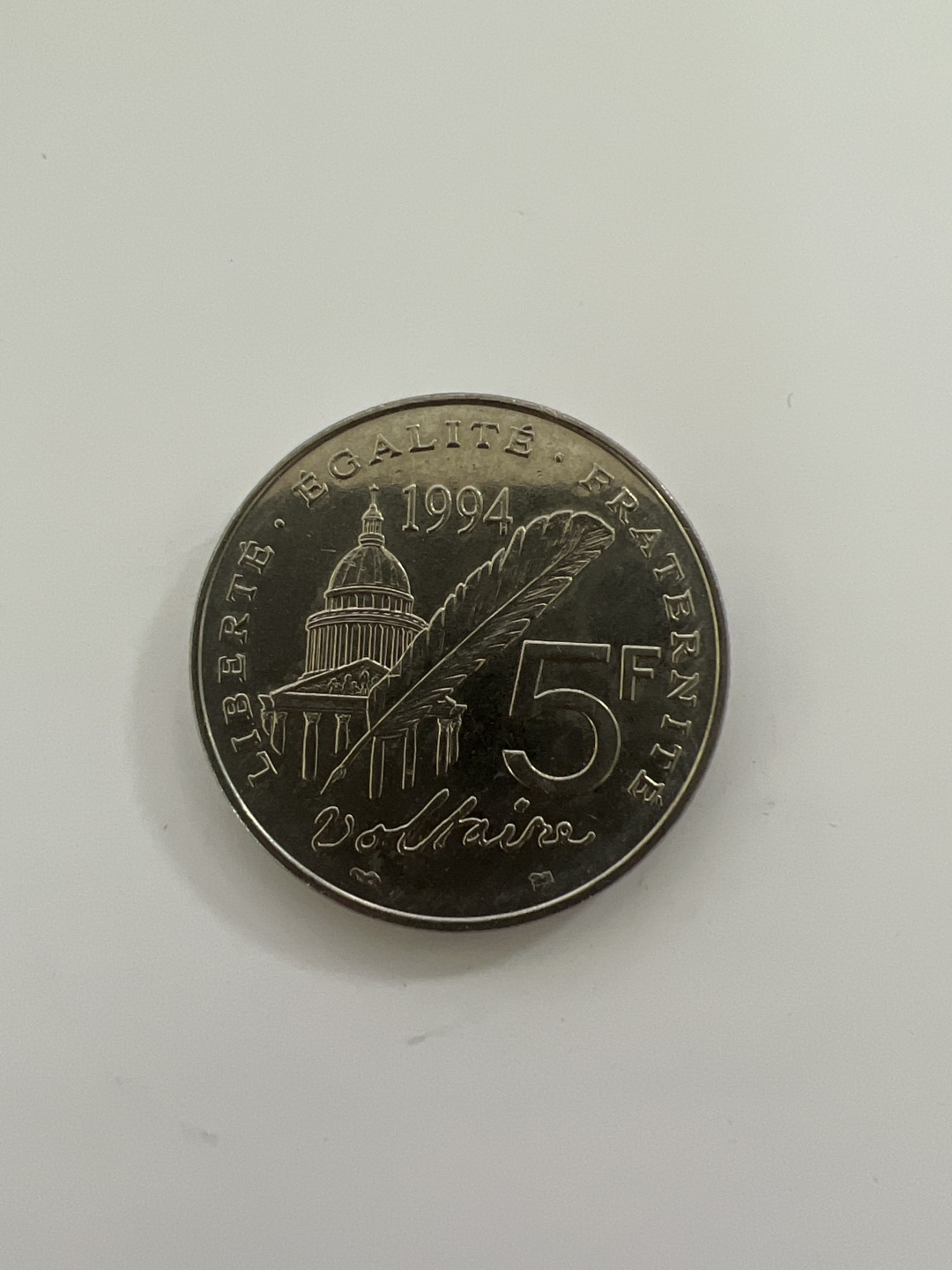 泡泡堂外币首拍 法国1994年5法郎