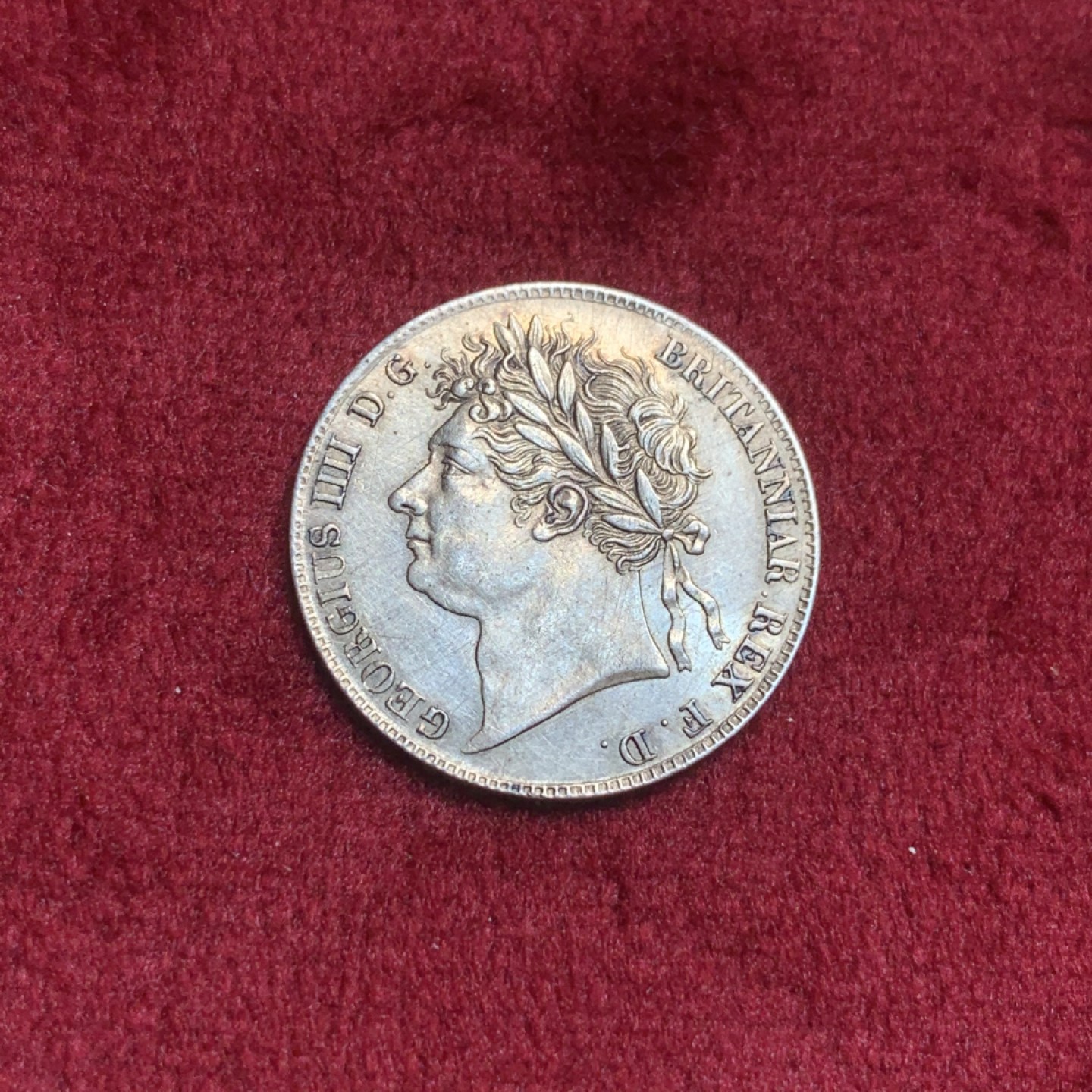 《竞宝斋》中天佳节（端午节特拍）6月12日-周日-第64场 英国 1824年 乔治四世 盒装濯足币 特年 R级珍惜度 乔四洗脚币 比较难遇的品种