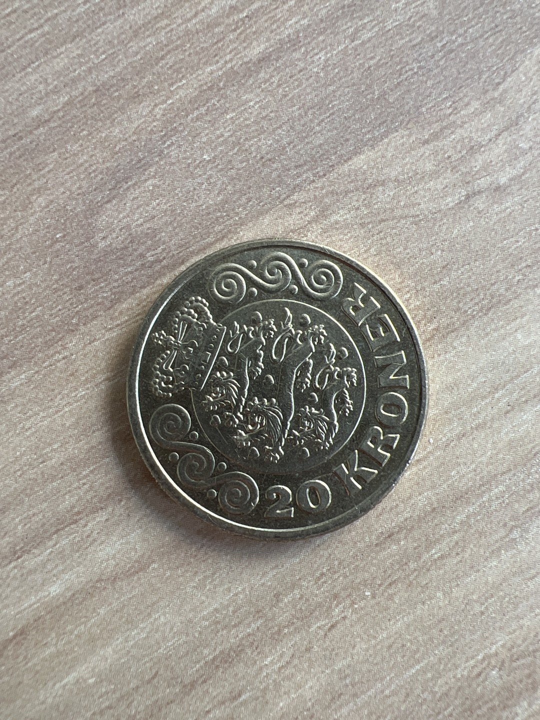 泡泡堂外币首拍 丹麦2016年20克朗