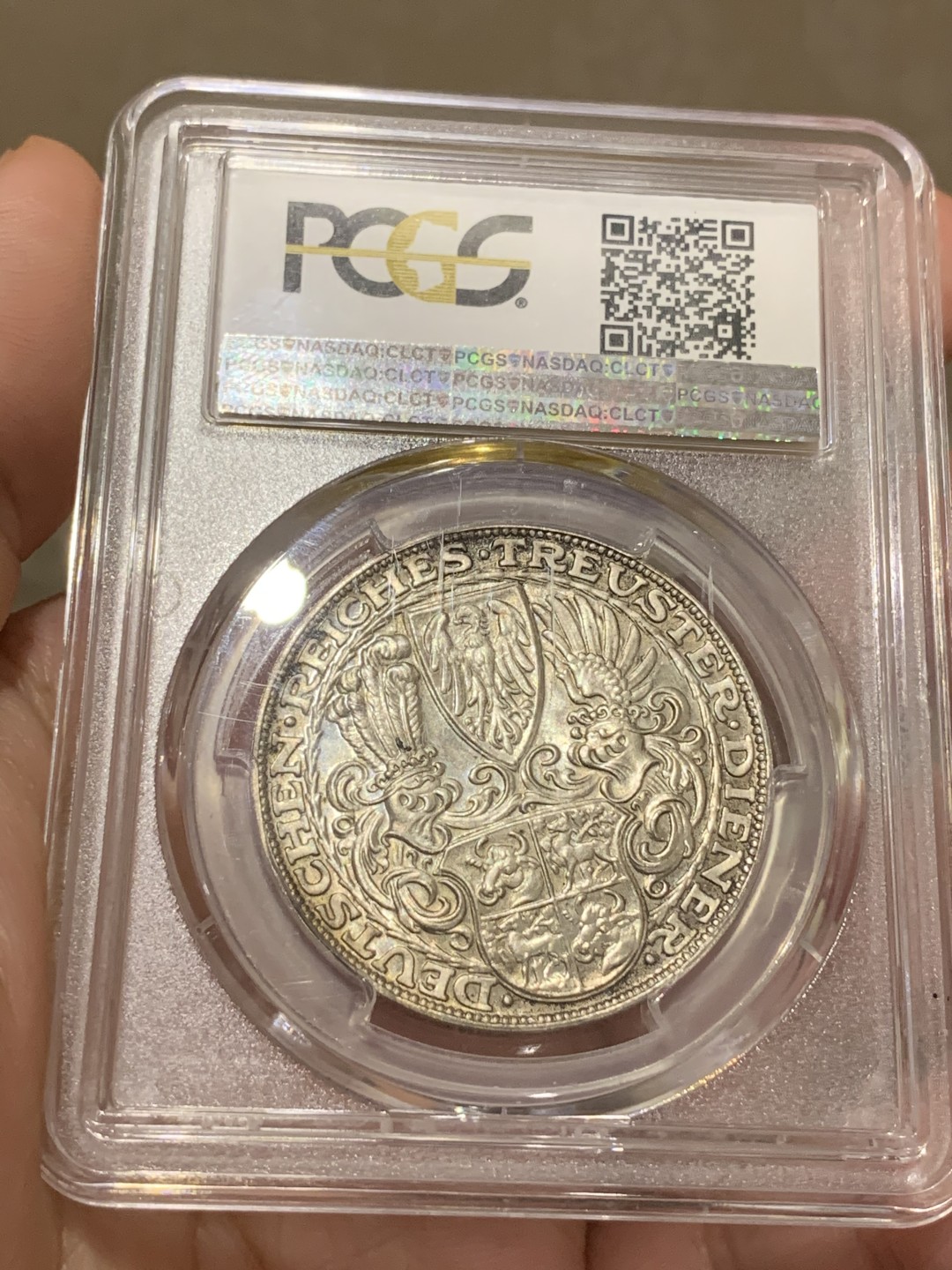 《竞宝斋》中天佳节（端午节特拍）6月12日-周日-第64场 PCGS 亚军分 SP66 德国 1927年 兴登堡5马克  镜面工艺币型章 叹为观止的工艺 光可照人的状态 实属难得