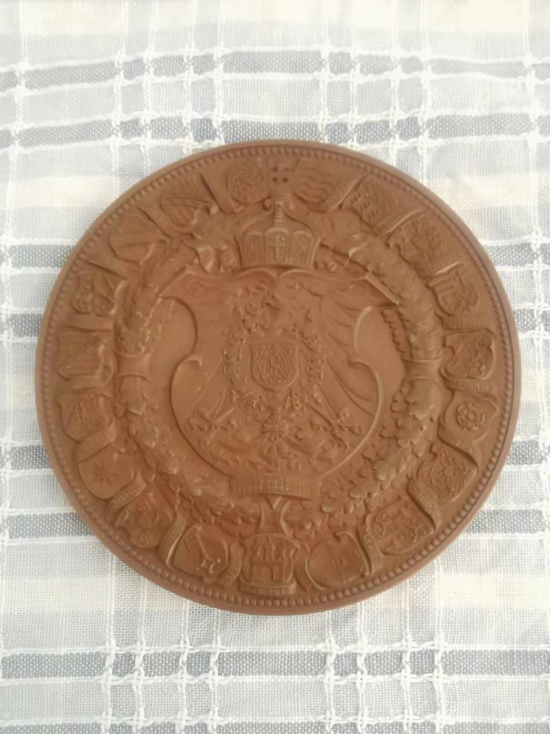 好章还需好盒衬 1888年威廉二世继位铜章