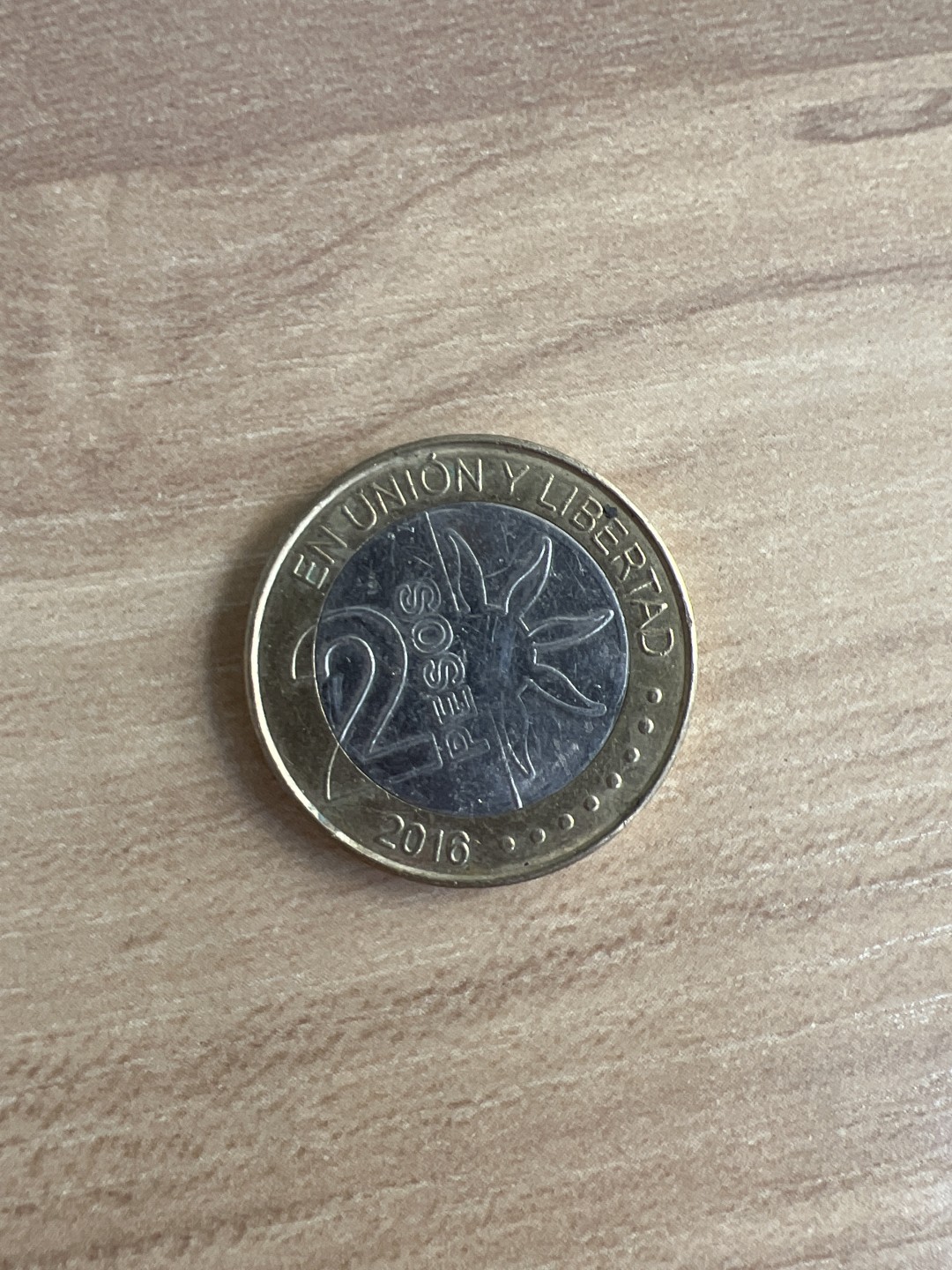 泡泡堂外币首拍 阿根廷纪念2皮索