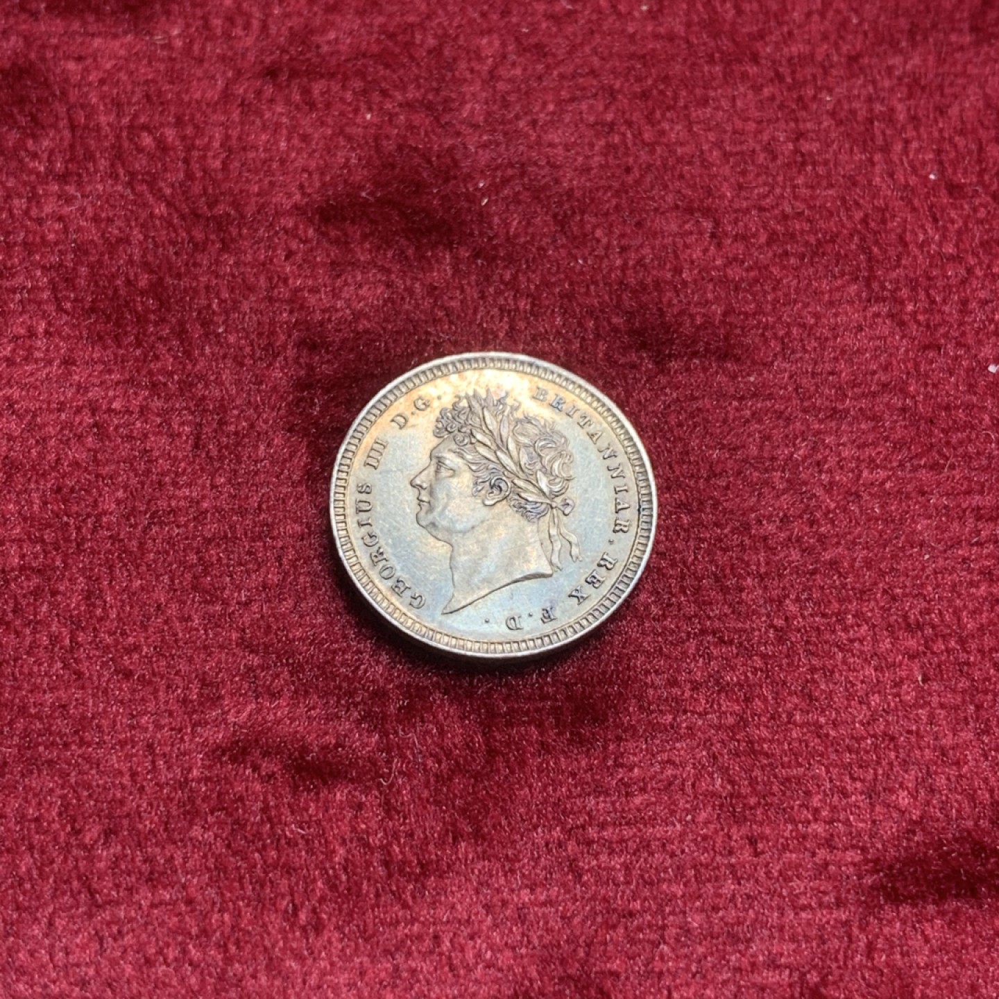 《竞宝斋》中天佳节（端午节特拍）6月12日-周日-第64场 英国 1824年 乔治四世 盒装濯足币 特年 R级珍惜度 乔四洗脚币 比较难遇的品种