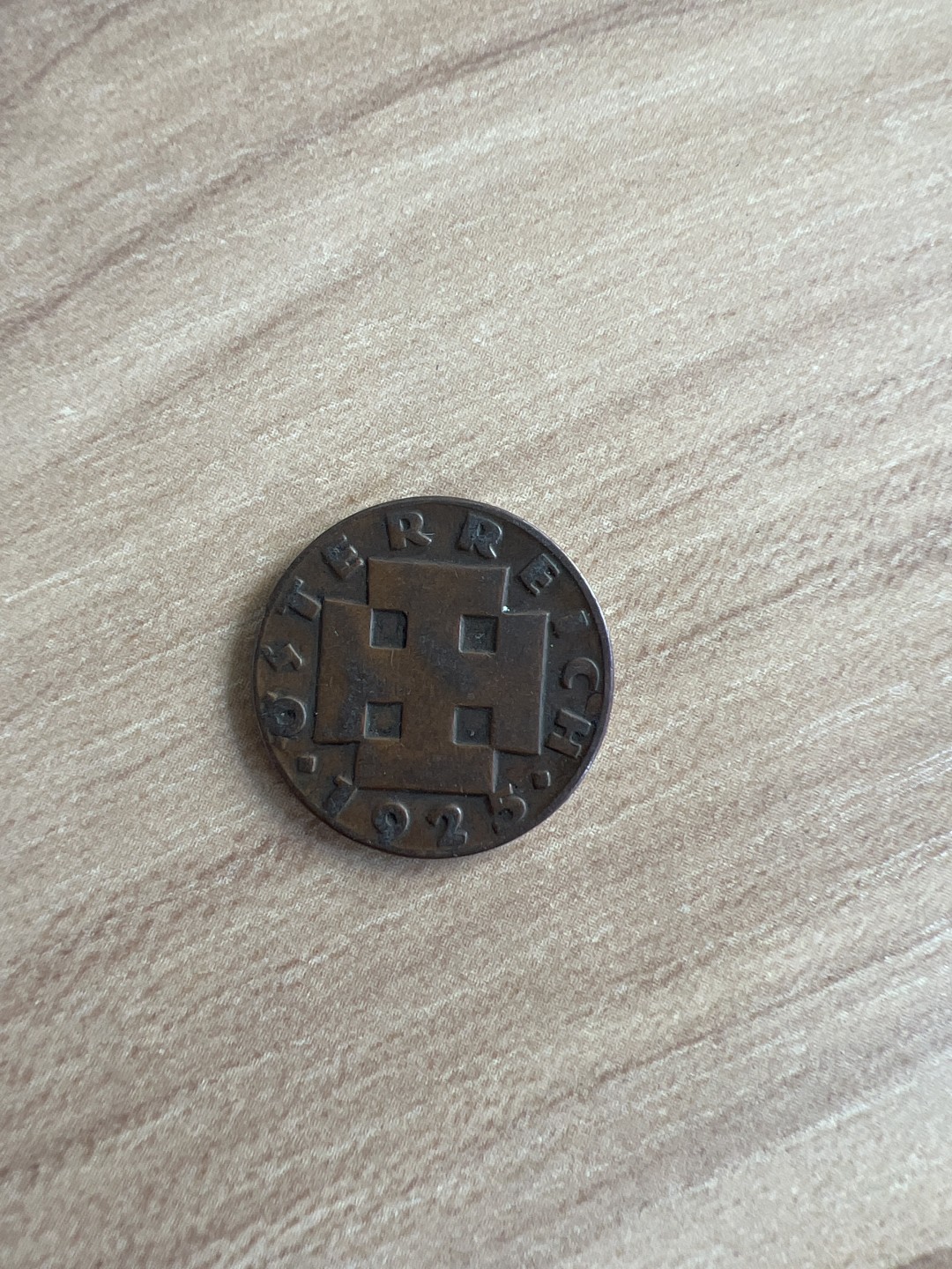 泡泡堂外币首拍 奥地利1925年2格罗森