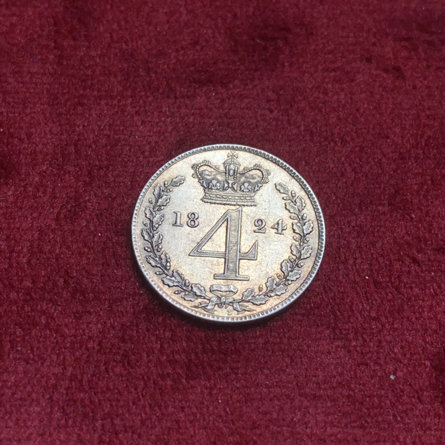 《竞宝斋》中天佳节（端午节特拍）6月12日-周日-第64场 英国 1824年 乔治四世 盒装濯足币 特年 R级珍惜度 乔四洗脚币 比较难遇的品种