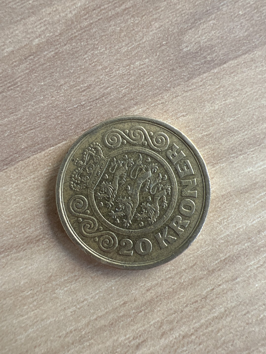 泡泡堂外币首拍 丹麦1990年20克朗