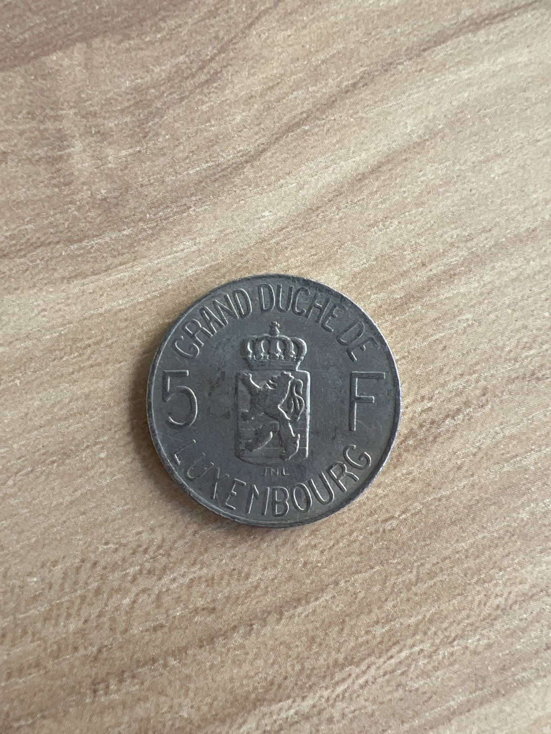 泡泡堂外币首拍 卢森堡1962年5F