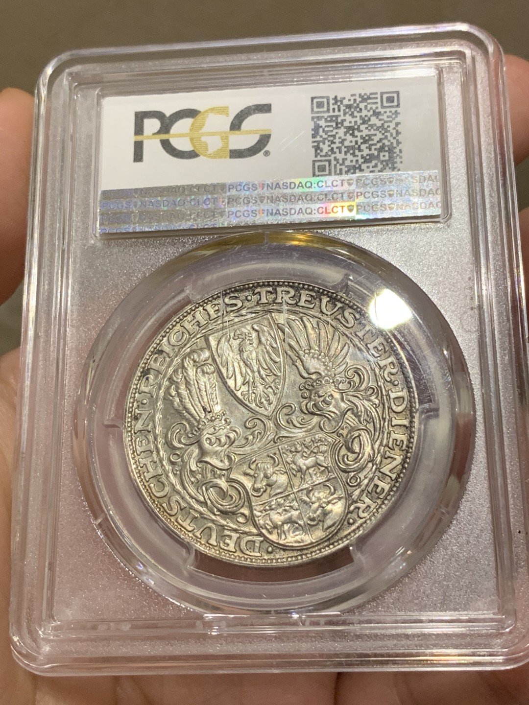 《竞宝斋》中天佳节（端午节特拍）6月12日-周日-第64场 PCGS 亚军分 SP66 德国 1927年 兴登堡5马克  镜面工艺币型章 叹为观止的工艺 光可照人的状态 实属难得