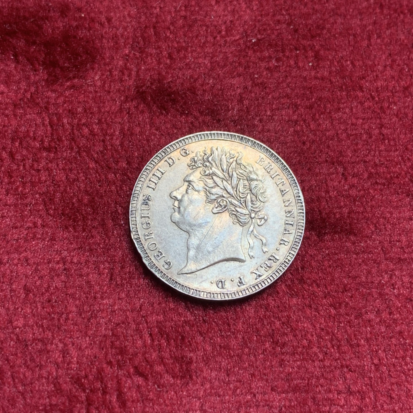 《竞宝斋》中天佳节（端午节特拍）6月12日-周日-第64场 英国 1824年 乔治四世 盒装濯足币 特年 R级珍惜度 乔四洗脚币 比较难遇的品种