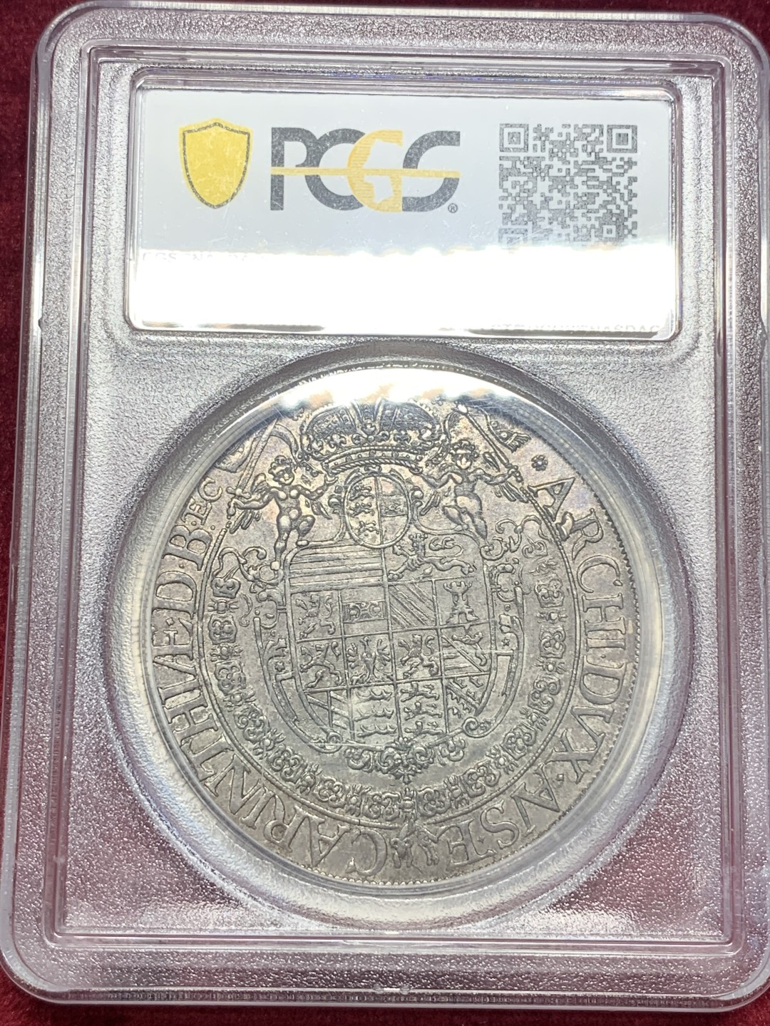 《竞宝斋》中天佳节（端午节特拍）6月12日-周日-第64场 PCGS冠军分 MS62 1657年神圣罗马帝国费迪南三世泰勒 加厚盒子，稀少圣维特厂出品，P盒唯一评级记录，接近400年的均匀铁灰色包浆，状态极佳