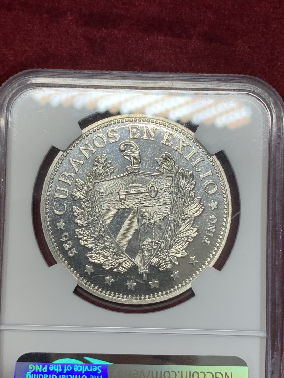 《竞宝斋》中天佳节（端午节特拍）6月12日-周日-第64场 NGC PF67CAMEO 古巴1965年女神流亡政府现代币大名誉品