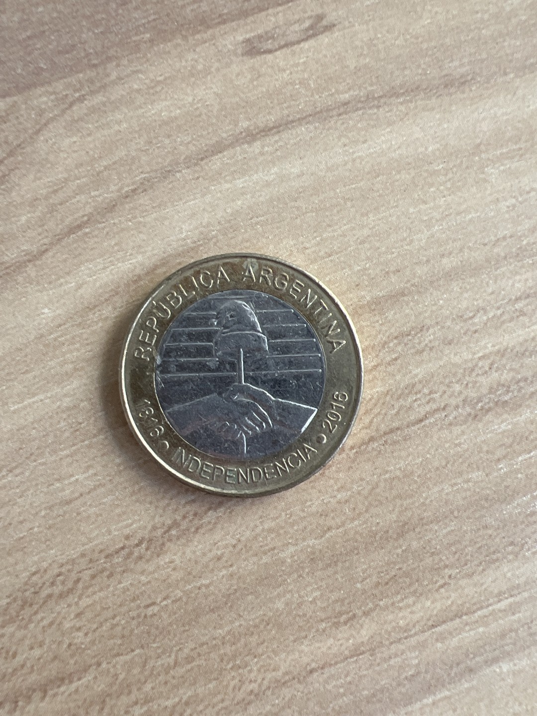 泡泡堂外币首拍 阿根廷纪念2皮索