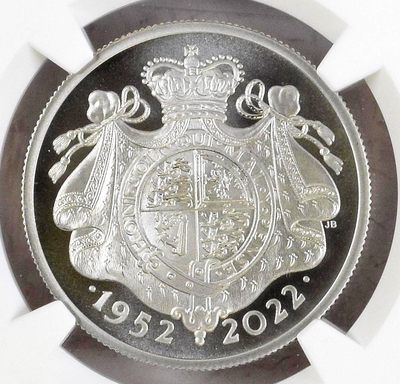 2022年英国白金朱比利piefort proof白金货币