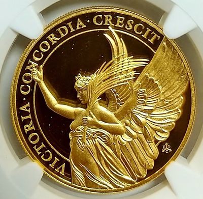 2021年胜利的美德:胜利5英镑1盎司proof金币