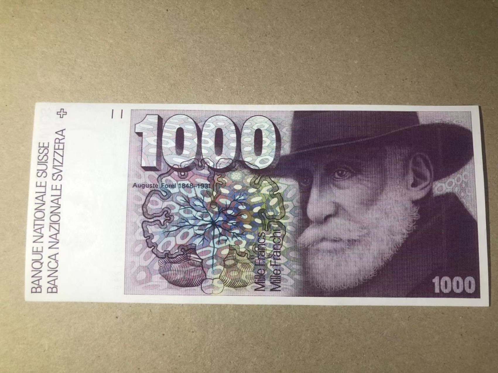 【Blue Auction】✨世界纸币精拍第192期——大蚂蚁&大胡子 【无47】瑞士 1993年1000法郎 经典大蚂蚁 全新UNC