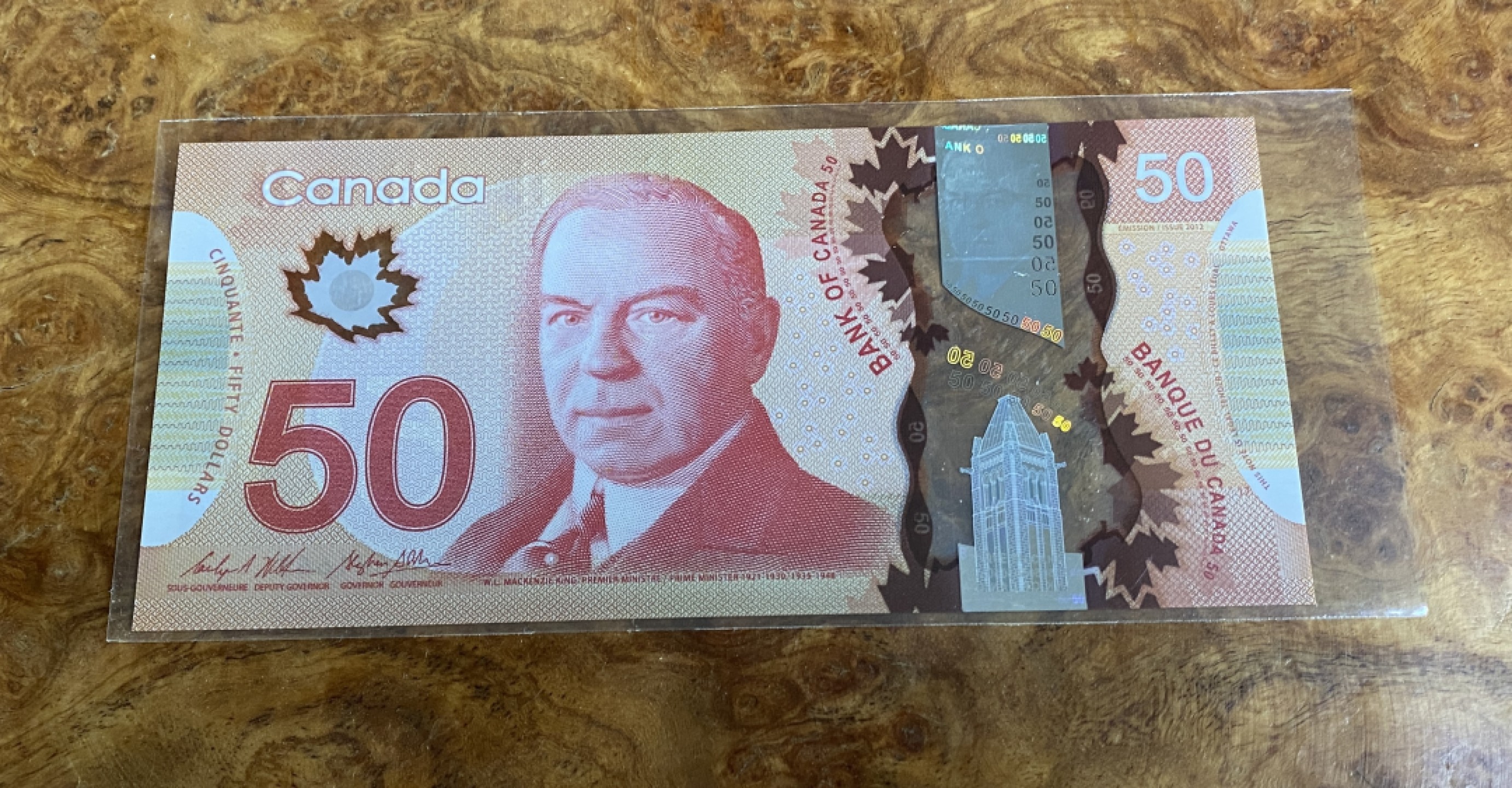 Chase Auction 第13期 - - 中外纸币、民国钞联拍！ 加拿大塑料钞50加元一张，全新unc！