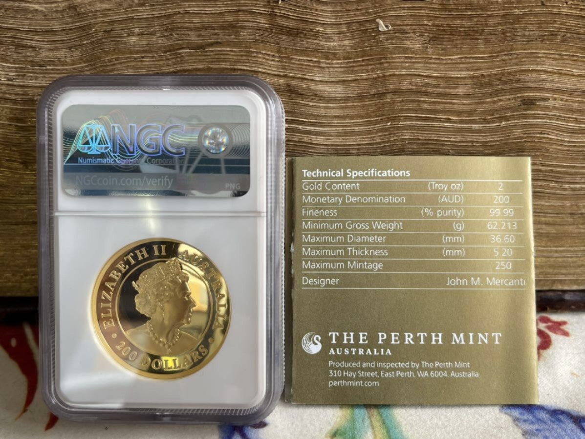 2019年发行200美元金币