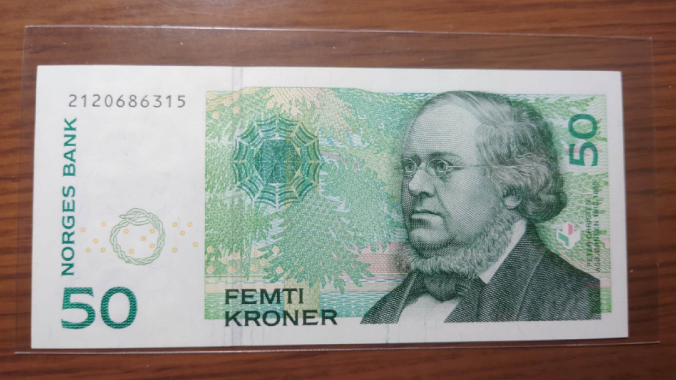 【囧羊收藏】精选微拍第46期暨2022年第三期  港澳台和外币 2005年挪威50克朗  全新UNC 全程无47