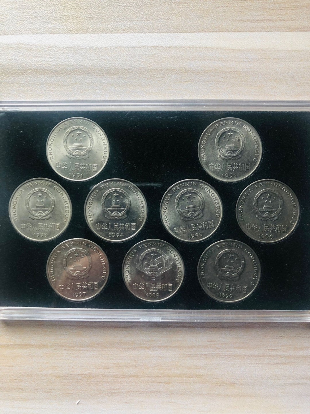 藏品阁（第五期）各种评级钱币实时专场 牡丹壹元（91-99年）