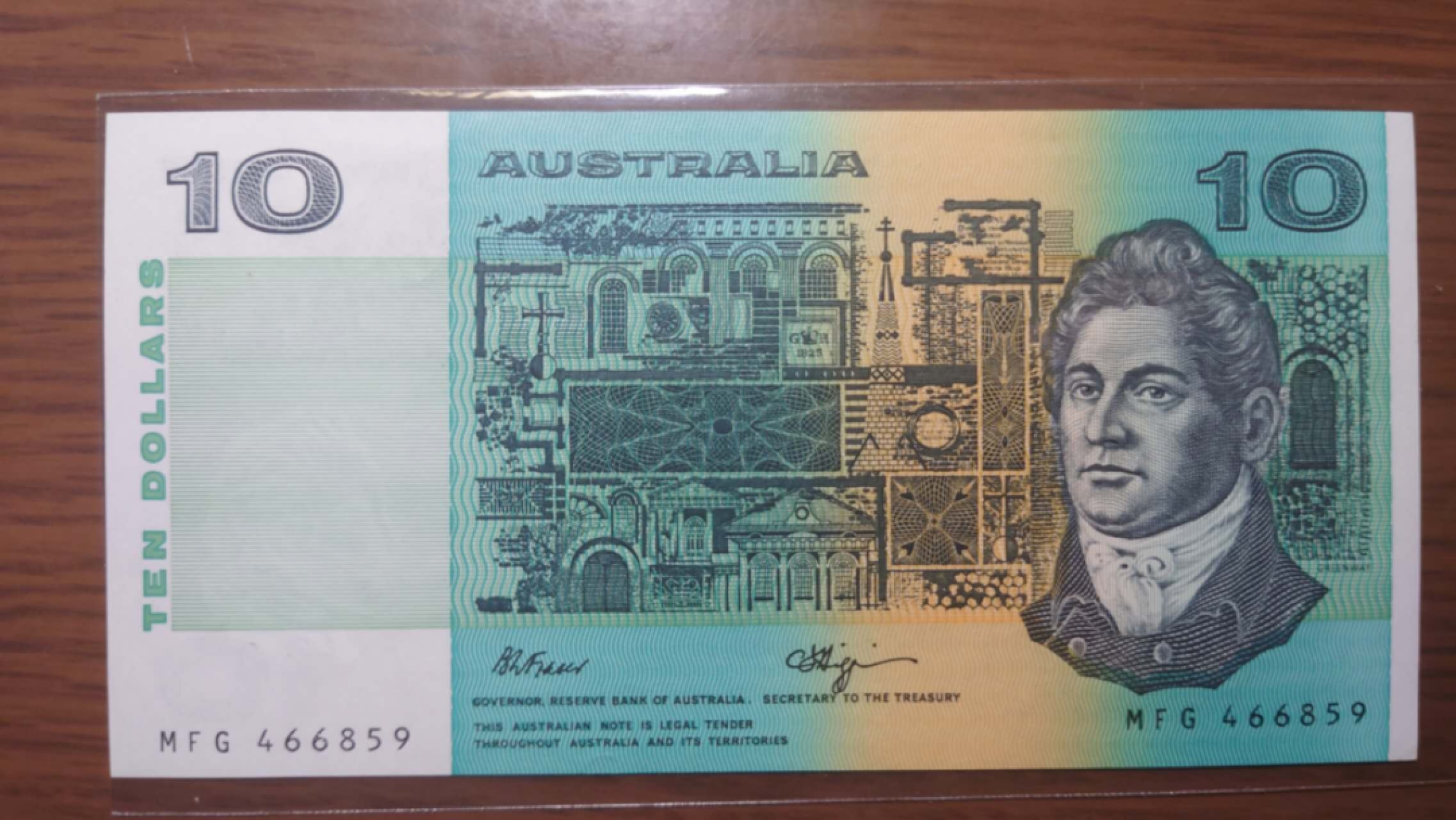 【囧羊收藏】精选微拍第46期暨2022年第三期  港澳台和外币 1989年澳大利亚10元 全新UNC