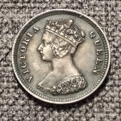 0起1加-纯粹捡漏拍-89场包邮场 - 英属香港1888年维多利亚1毫银币