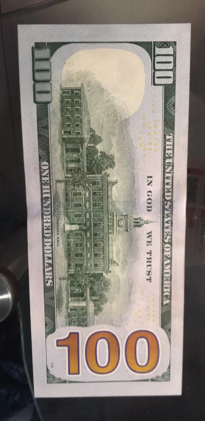 【囧羊收藏】精选微拍第46期暨2022年第三期  港澳台和外币 2009A美国100元 全程无47老虎号33333 全新UNC 居中好适合评级