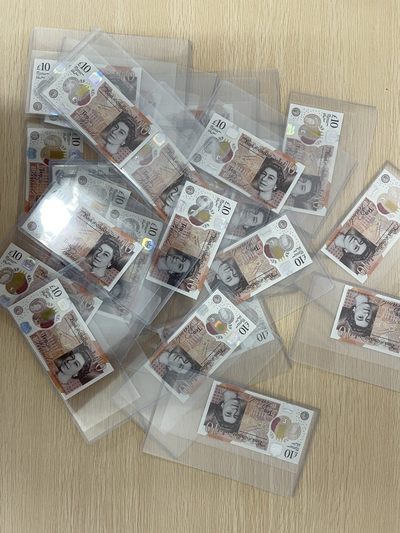 全新UNC 英国G序列10镑 女王/简奥斯汀