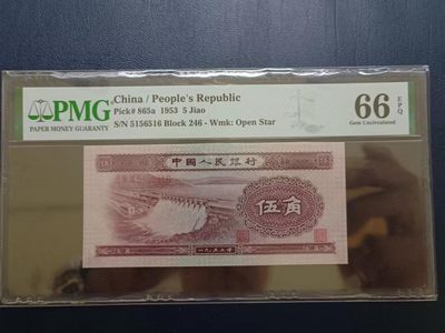 【华誉王者】2035期拍卖 -  浅水坝 246-5156516 数3PMG66E足尺。