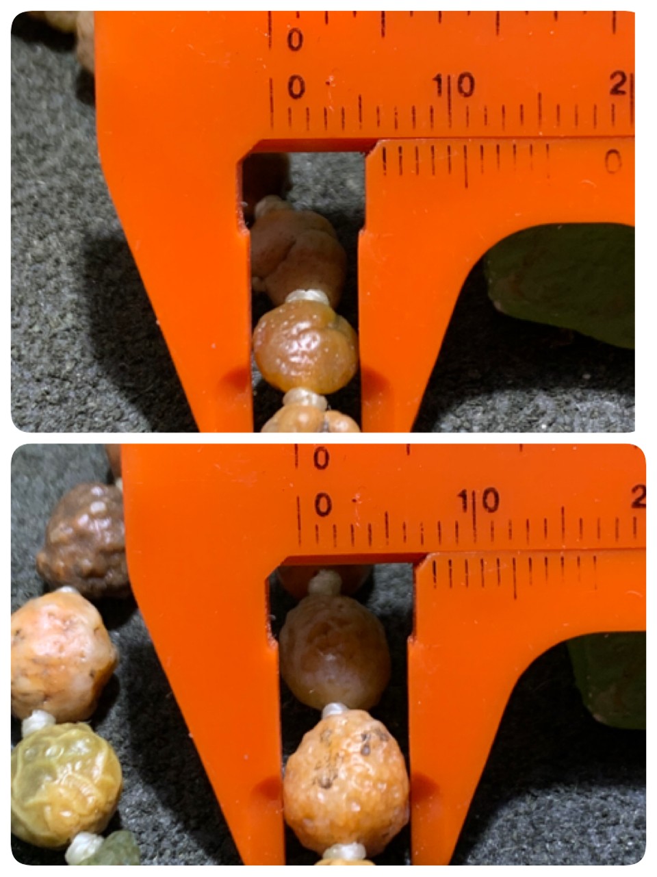 精美鱼籽纹筋脉石玛瑙108项链一条，