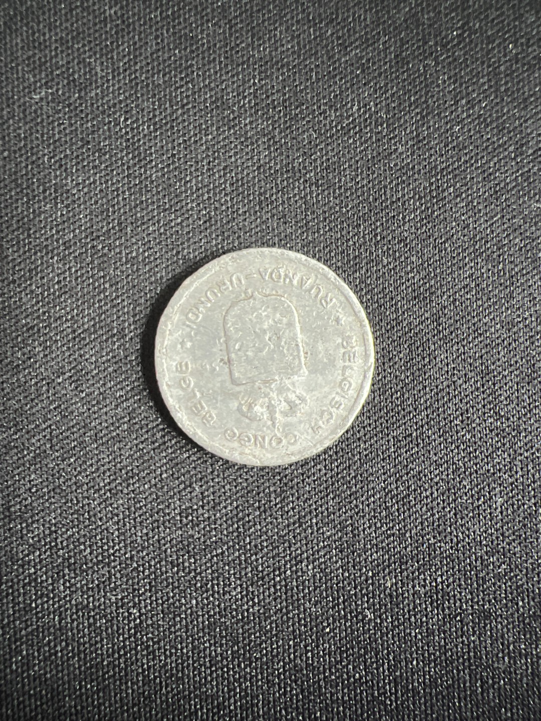 泡泡堂第二十二期  世界硬币纪念章专场（全场20包邮） 比属刚果1954年50分