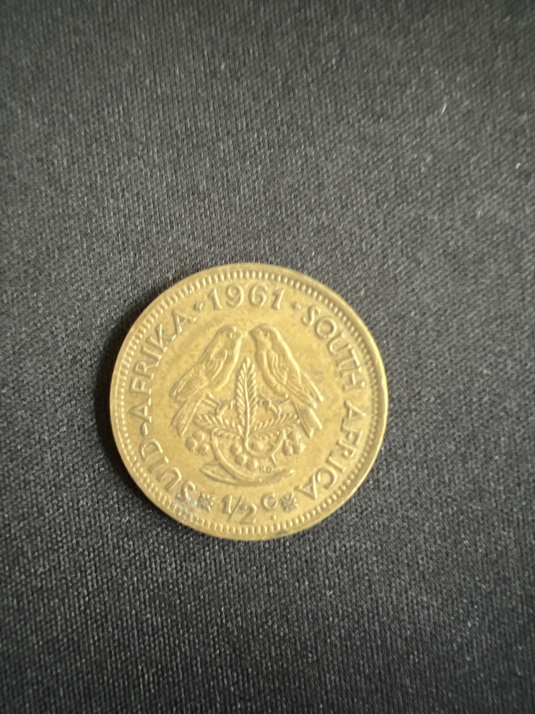 泡泡堂第二期 世界硬币专场，全场20包邮 南非1961年半便士