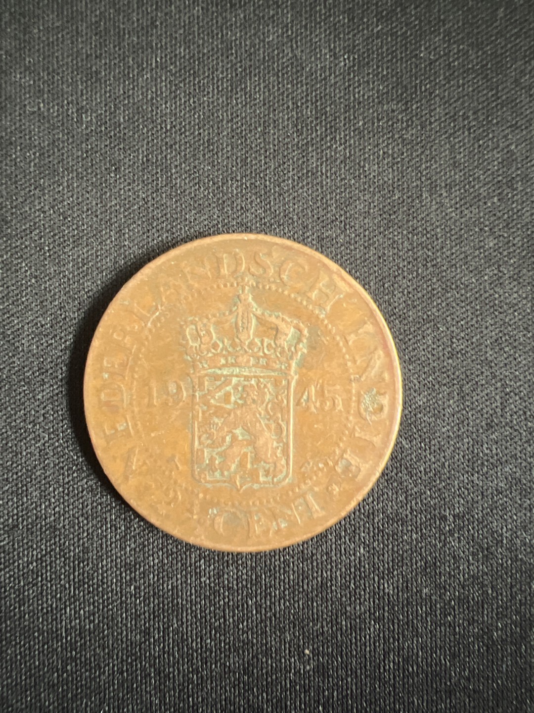 泡泡堂第二期 世界硬币专场，全场20包邮 荷属印度1945年大铜币