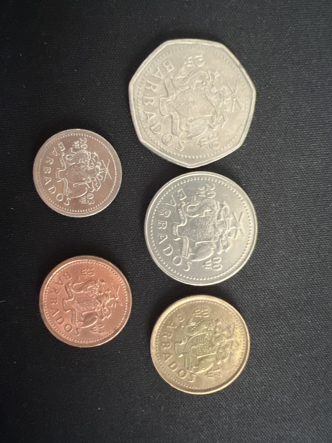 泡泡堂第二期 世界硬币专场，全场20包邮 巴巴多斯一套